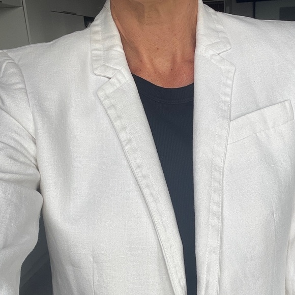 J. Crew TALL Lined Linen Blazer Timeless Classic Minimalist Jacket Beach Casual - Picture 1 of 15